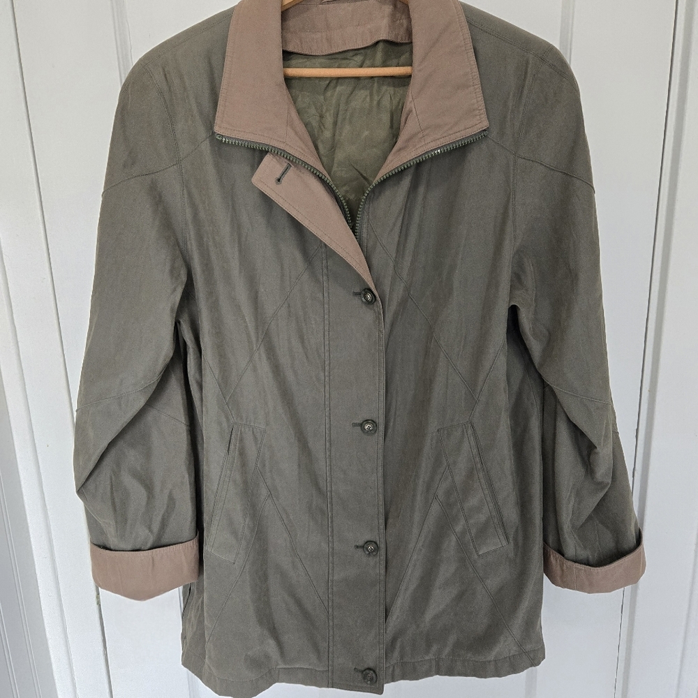 Vintage Braettan Womens Barn Coat Size M Quilted Chore Coat Cottagecore Country - Picture 4 of 12